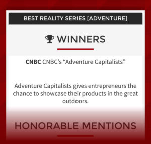 Best New Reality Adventure Show for 2016 - Cynopsis TV Awards